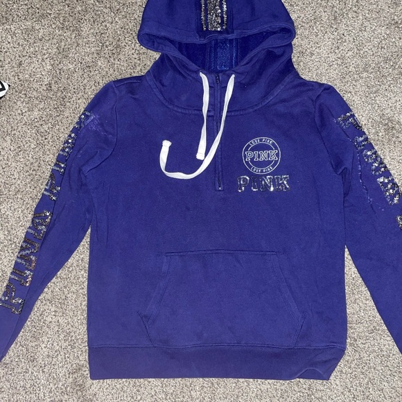 PINK Hoodie with sequins - Picture 2 of 2